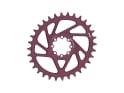 UNITE COMPONENTS Chainring oval Direct Mount | 1-speed narrow-wide SRAM 8-Bolt MTB 3 mm Offset | Dark Cherry 34 Teeth