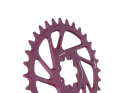 UNITE COMPONENTS Chainring oval Direct Mount | 1-speed narrow-wide SRAM 8-Bolt MTB 3 mm Offset | Dark Cherry 36 Teeth
