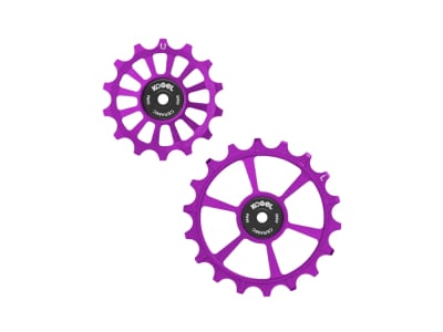 KOGEL BEARINGS Schaltwerkröllchen 2. Generation MTB Cross Seals | 14/18 Z für SRAM Eagle Transmission 12-fach | purple