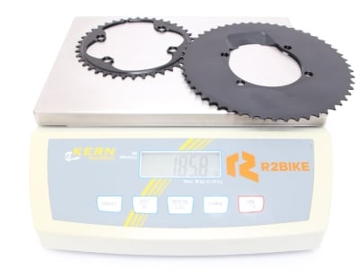 ALUGEAR Chainring Set round Aero 2-speed | BCD 110 mm asymmetrical | D