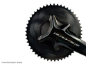 ALUGEAR Chainring Set round Aero 2-speed | BCD 110 mm asymmetrical | Dura Ace R9200 | Ultegra R8100 | black 54-40 Teeth