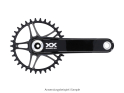 RADOXX COMPONENTS x Dangerholm MTB Kettenblatt Bergakungen für SRAM 8 Loch Direct Mount | schwarz