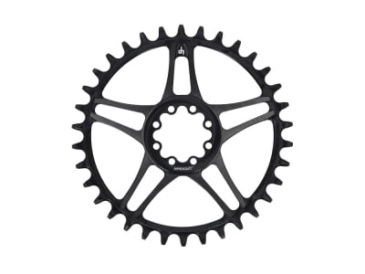 RADOXX COMPONENTS x Dangerholm MTB Kettenblatt Bergakungen für SRAM 8 Loch Direct Mount | schwarz | 28 Zähne