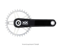 RADOXX COMPONENTS x Dangerholm MTB Kettenblatt Bergakungen für SRAM 8 Loch Direct Mount | silber