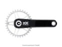 RADOXX COMPONENTS x Dangerholm MTB Chainring Bergakungen for SRAM 8 Bolt Direct Mount | Silver | 28 Teeth