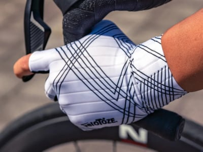 VELOTOZE Handschuhe Aero kurz | wei