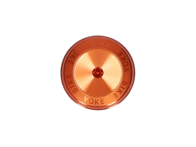 BIKEYOKE Ahead cap Topper high aluminum 1 1/8" | orange