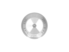 BIKEYOKE Ahead cap Topper high aluminum 1 1/8" | silver