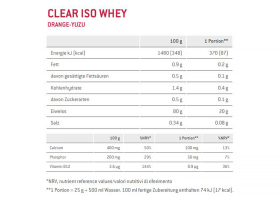SPONSER drink powder Clear Iso Whey Blueberry | 450 g bag