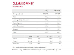 SPONSER drink powder Clear Iso Whey Blueberry | 450 g bag