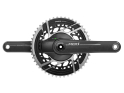 SRAM RED AXS Rennrad Gruppe 2x12 inklusive Powermeter Kurbel | Kassette | HAMMERHEAD Karoo Radcomputer 50-37 Zähne 170 mm 10 - 28 Zähne ohne Innenlager