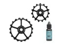 CERAMICSPEED Pulley Wheels Aluminium Coated | 15 & 19 Teeth for OSPW System | black