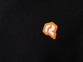 R2BIKE Sweatshirt mit Logo | schwarz