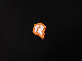 R2BIKE T-Shirt mit Logo | schwarz