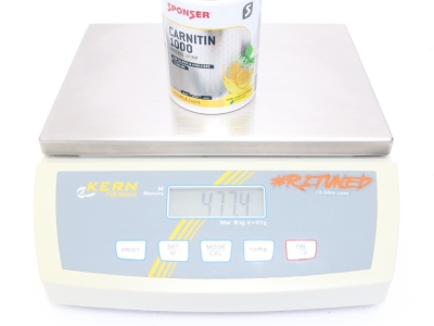 SPONSER Drink Powder Carnitin 1000 Lemon-Elderberry
