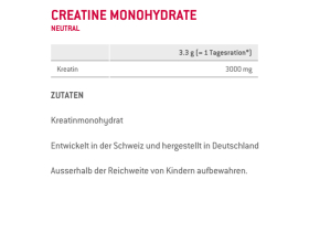 SPONSER dietary supplement Creatine Monohydrate | 500g can