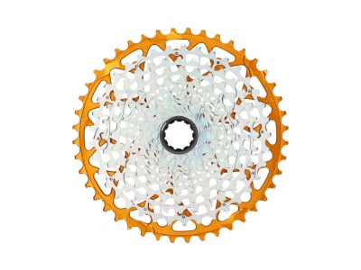 GARBARUK Cassette 12-speed Gravel | 10-44 Teeth | SRAM XD for XPLR AXS | AXS Road 12-speed rear Derailleurs | orange