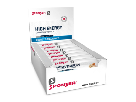 SPONSER Energybar High Energy Bar Salty Nuts | 20 Bars Box