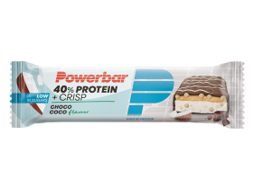 POWERBAR Protein Bar 40% Protein + Crisp Choco Coco | 40g...