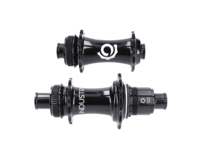 INDUSTRY NINE Naben Set Road SOLiX Classic Center Lock | Freilauf Shimano HG | schwarz 28 Loch