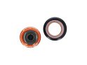 YUNIPER Headset Ultralight with Aluminum Bearing Shell | Drop-In Tapered S.H.I.S. IS41,8/28,6 | IS51,8/40 1 1/8" - 1 1/2" | orange