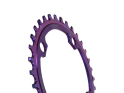 5DEV chainring round titanium | 1-speed narrow-wide BCD 104 mm | purple 34 teeth - B-STOCK