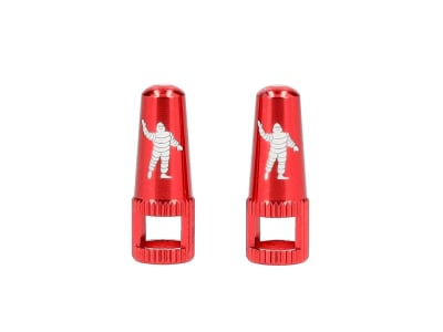 MICHELIN Valve Caps 2 pieces | red