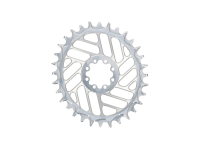 ALUGEAR Kettenblatt oval Direct Mount | 1-fach narrow-wide SRAM MTB 8-Loch Transmission | BOOST | 36 Zähne | silber