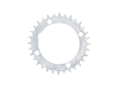 ALUGEAR chainring round Aero LK 104 mm | 1-speed narrow-wide MTB Transmission | 32 teeth | silver
