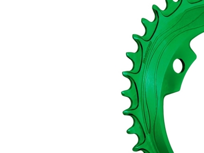 ALUGEAR Kettenblatt rund Aero LK 104 mm | 1-fach narrow-wide MTB Transmission | 32 Zähne | grün