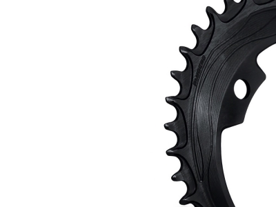 ALUGEAR chainring round Aero LK 104 mm | 1-speed narrow-wide MTB Transmission | 34 teeth | black