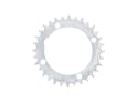 ALUGEAR chainring round Aero LK 104 mm | 1-speed narrow-wide MTB Transmission | 36 teeth | black