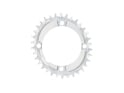 ALUGEAR Chainring oval Aero LK 104 mm | 1-speed narrow-wide MTB Transmission | 34 teeth | blue
