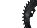 ALUGEAR Chainring oval Aero LK 104 mm | 1-speed narrow-wide MTB Transmission | 36 teeth | black