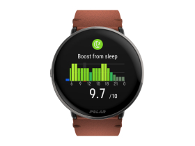 POLAR Ignite 3 Titanium Smartwatch | Sun-Kissed Bronze -...