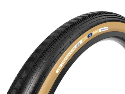 PANARACER Tire GravelKing Semi Slick 28" | 700 x 35C TLR black / brown | 2024