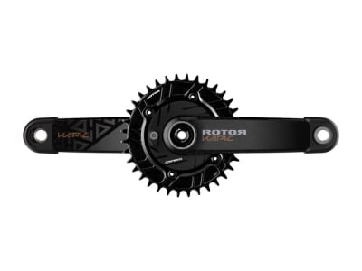 ROTOR Powermeter Set | MTB INSpider | Kapic Carbon Cranks 1-speed | NoQ-Ring
