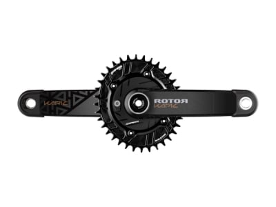 ROTOR Powermeter Set MTB INSpider | Kapic Carbon Kurbel 1-fach | Q-Ring