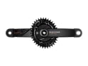 ROTOR Powermeter Set MTB INSpider | Kapic Carbon Kurbel 1-fach | Q-Ring 170 mm 52 mm (135 mm Kurbelwelle)