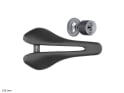 BERK COMPOSITES Saddle Lupina Short + Handlebar Tape | set | synthetic leather padded black