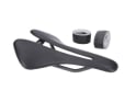BERK COMPOSITES Saddle Lupina Short + Handlebar Tape | set | synthetic leather padded black 132 mm
