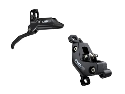 SRAM Scheibenbremse DB8 Stealth matt schwarz eloxiert | einzeln Vorderradbremse
