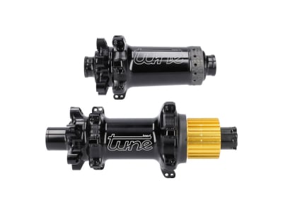 TUNE Hub Set Princess & Prince 6-Hole | Boost | Standard Bearings | Freewheel Shimano Micro Spline | black