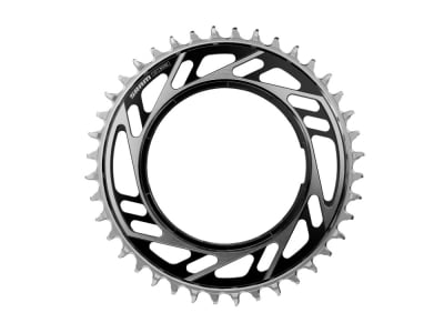 SRAM RED XPLR Thread Mount X-Sync Road Chainring for AXS Powermeter Spider | black-silver 46 Teeth