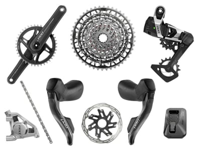 SRAM RED XPLR AXS Wide Disc HRD Flat Mount Gravel Group 1x13 160