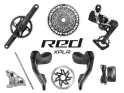 SRAM RED XPLR AXS Wide Disc HRD Flat Mount Gravel Group 1x13 160 mm 40 Teeth Paceline X Rotor 160 mm | Center Lock (front and rear) SRAM DUB Wide | PressFit PF41 BB86 Road