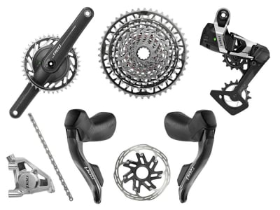 SRAM RED XPLR AXS Wide Disc HRD Flat Mount Gravel Group 1x13 | Powerme