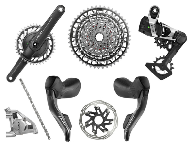 SRAM RED XPLR AXS Wide Disc HRD Flat Mount Gravel Group 1x13 | Powerme