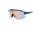 BLIZ Sunglasses Breeze Matt Black | Nordic Light Coral Blue / Brown Silver