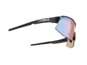 BLIZ Sunglasses Breeze Matt Black | Nordic Light Coral Blue / Brown Silver